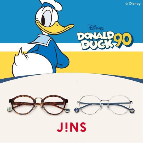JINSにドナルドダックデザインのメガネが6月8日に登場！