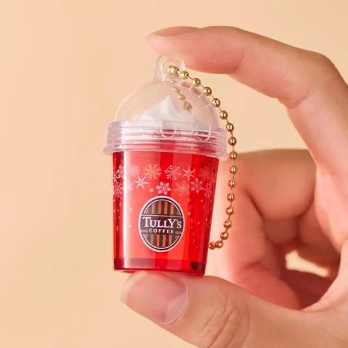 【タリーズコーヒー】11月５日発売【数量】ホイップミニカップキーチェーン（ホリデー）