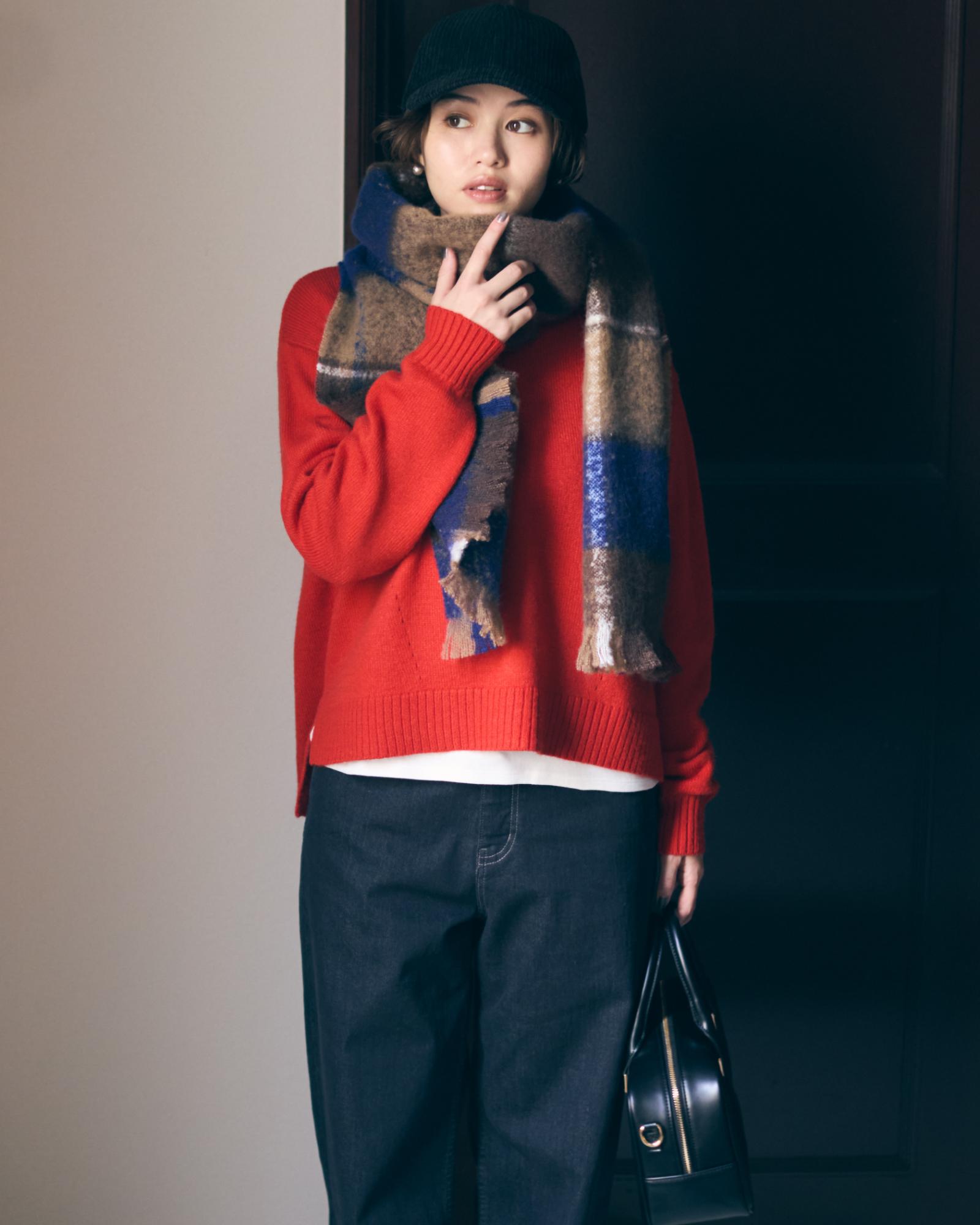 日本の色 クルーネックニット★